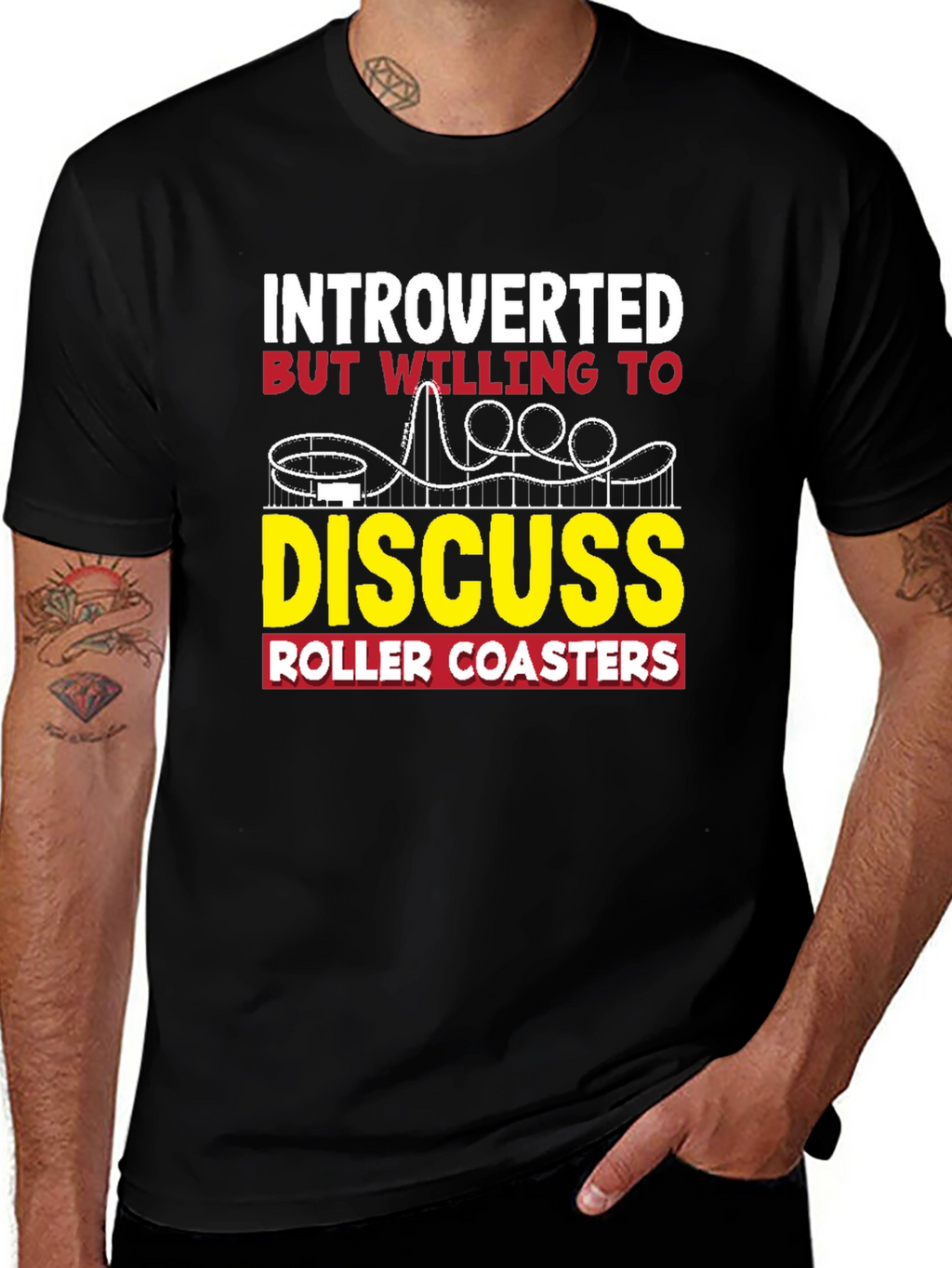 Introverted Roller Coaster Lover T-Shirt