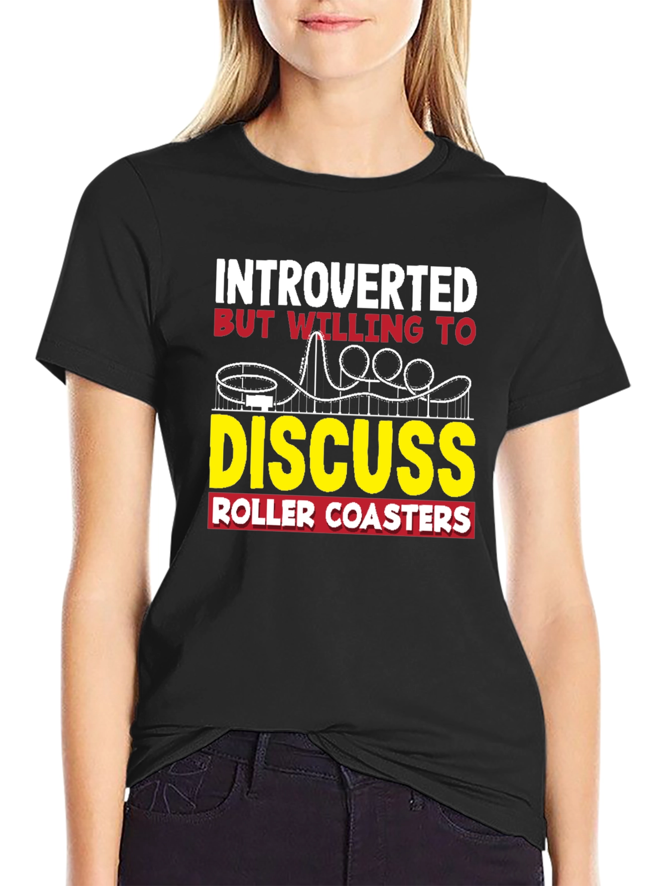 Introverted Roller Coaster Lover T-Shirt