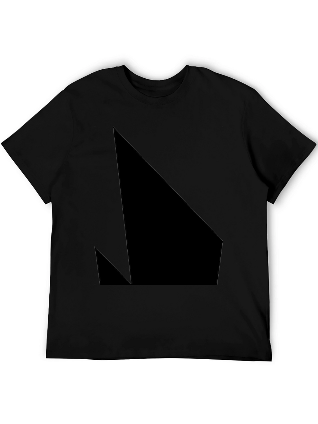 Abstract Graphic Black T-Shirt