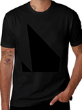 Abstract Graphic Black T-Shirt