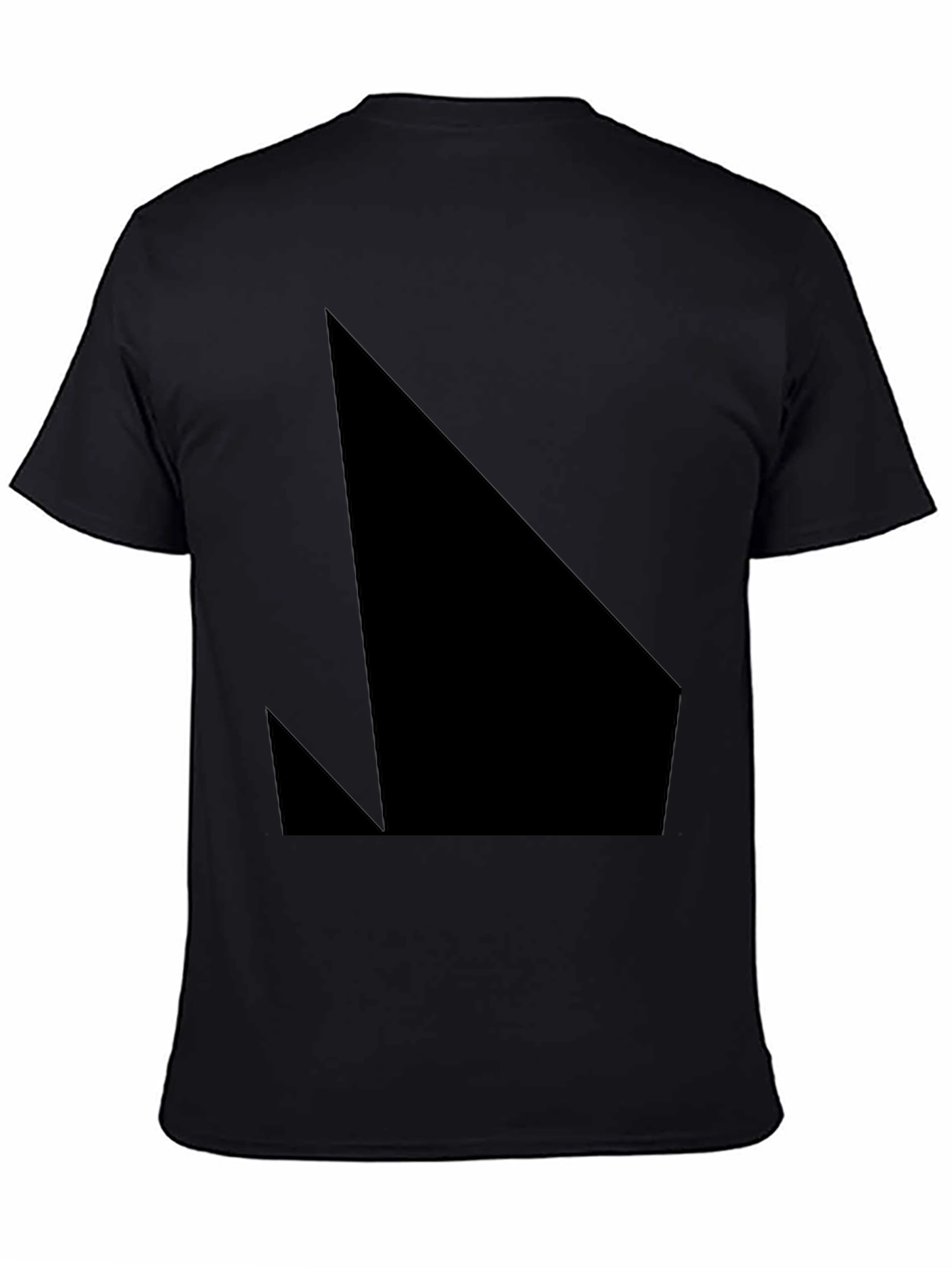 Abstract Graphic Black T-Shirt