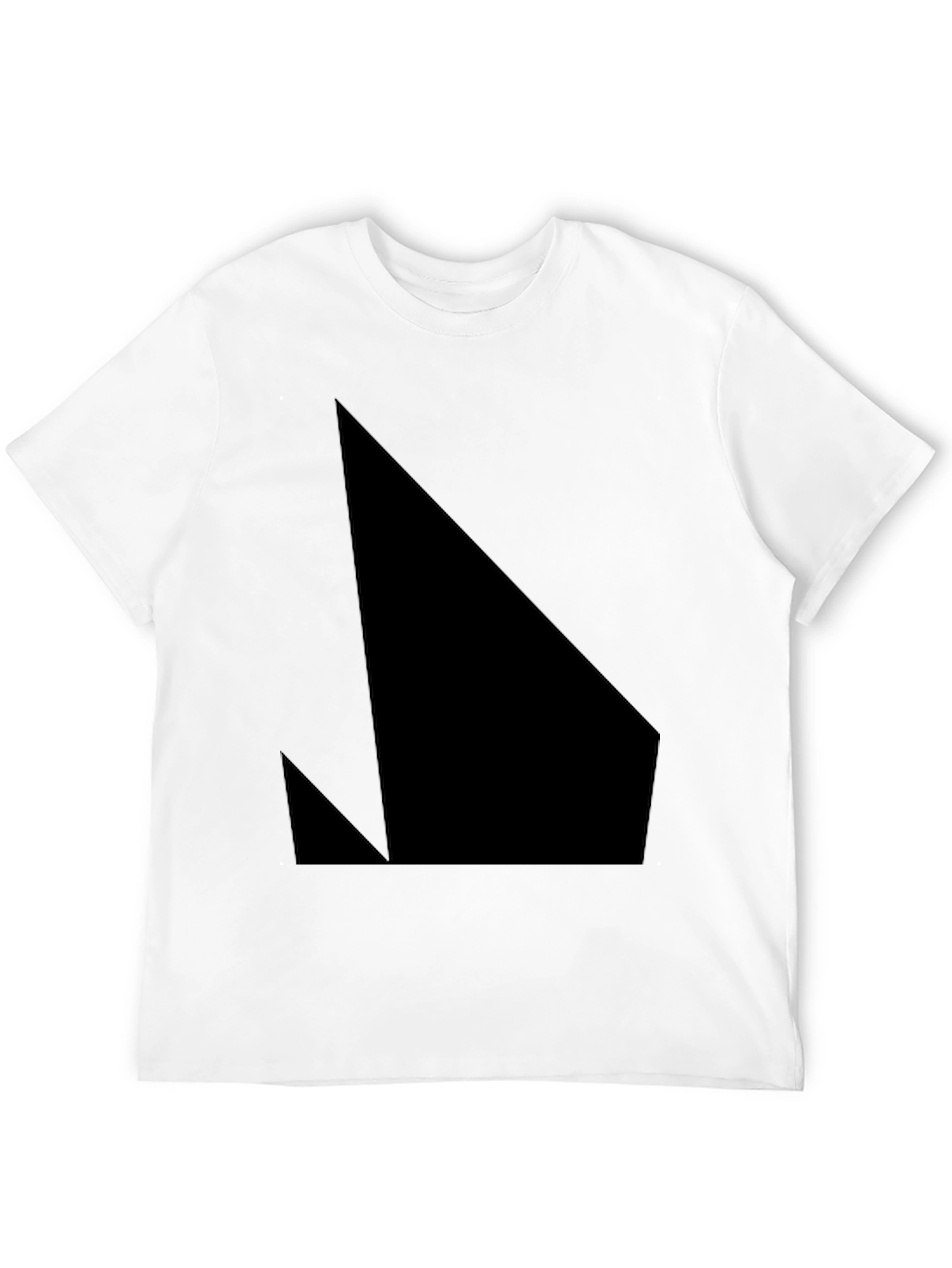 Abstract Graphic Black T-Shirt