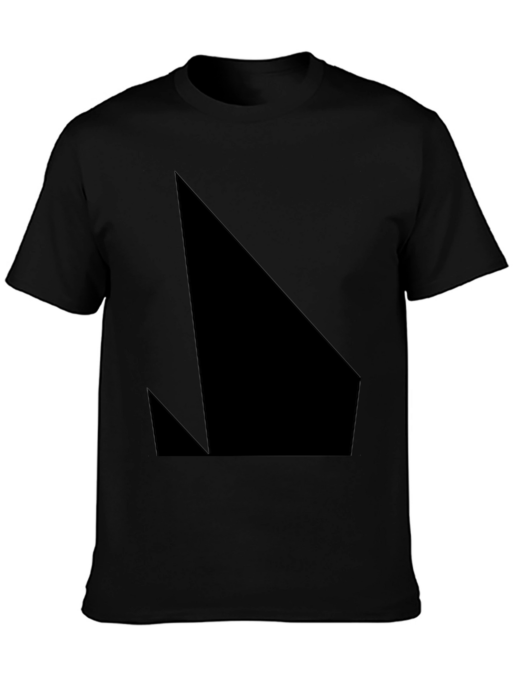 Abstract Graphic Black T-Shirt