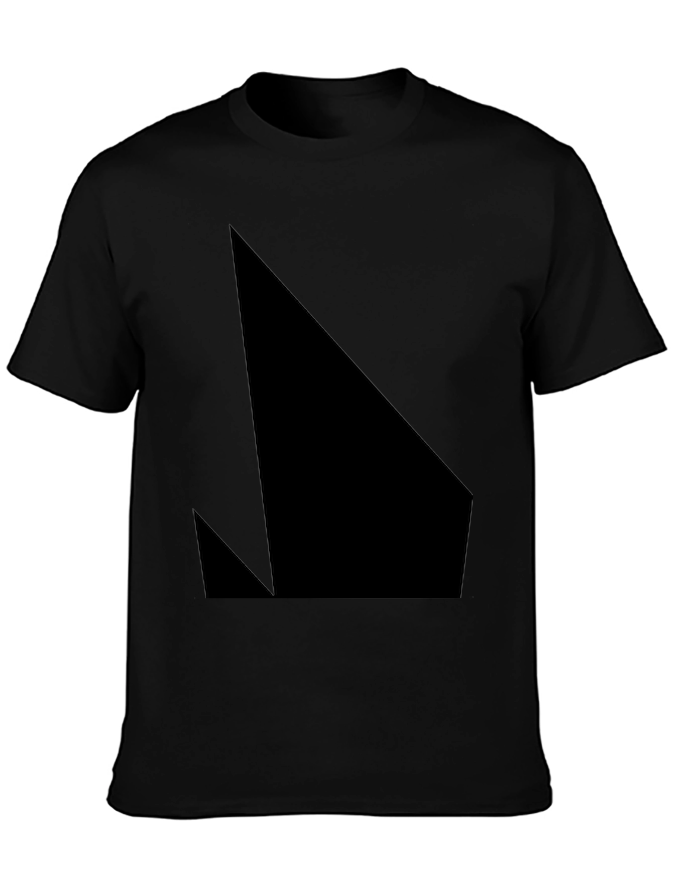 Abstract Graphic Black T-Shirt