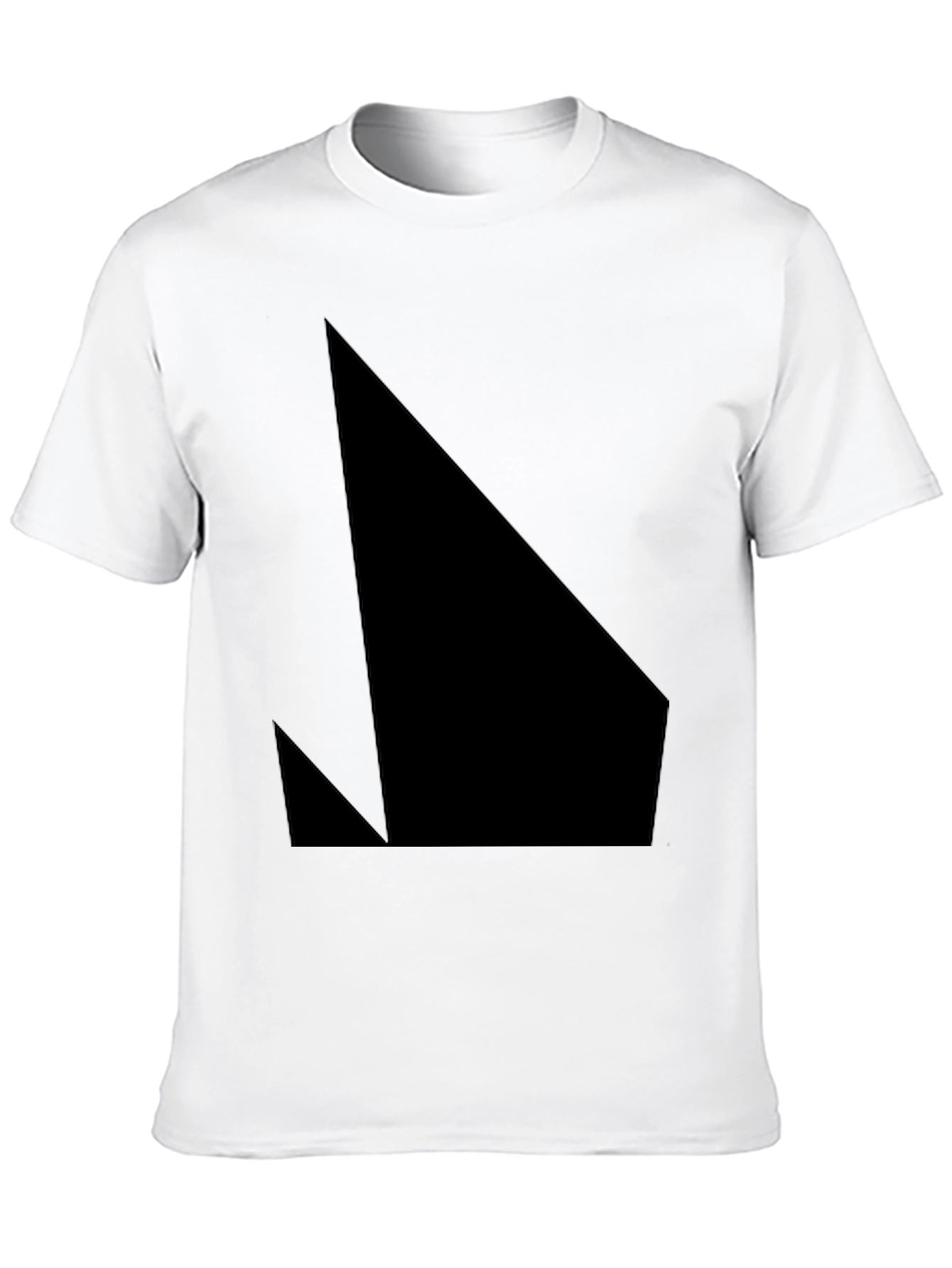 Abstract Graphic Black T-Shirt