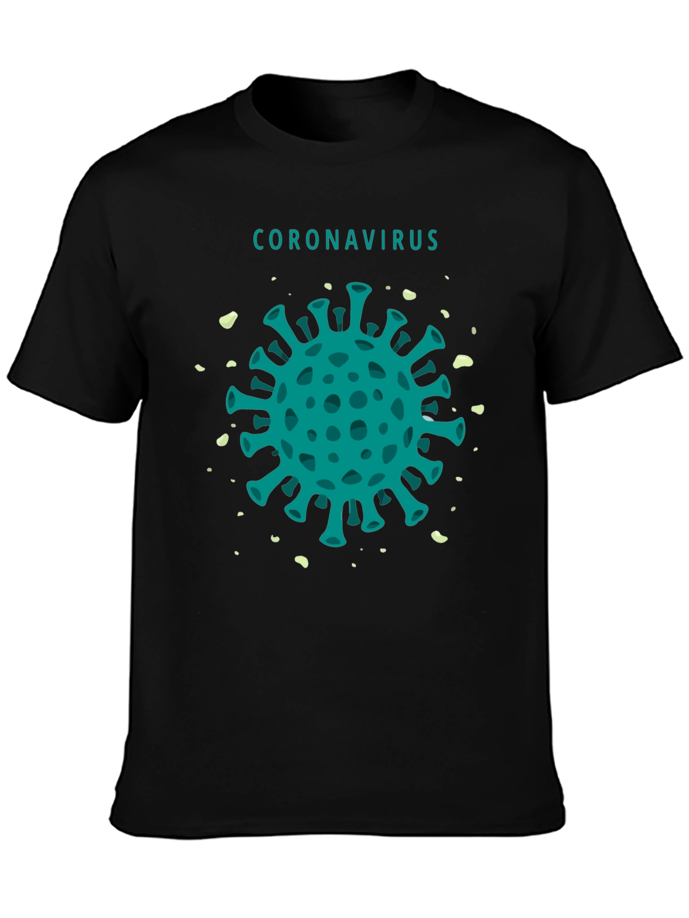 Coronavirus Graphic Tee - Unisex Black T-Shirt
