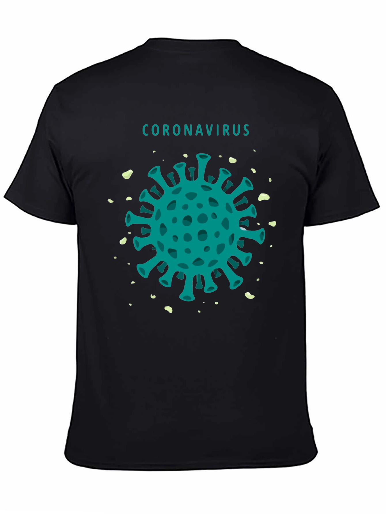 Coronavirus Graphic Tee - Unisex Black T-Shirt