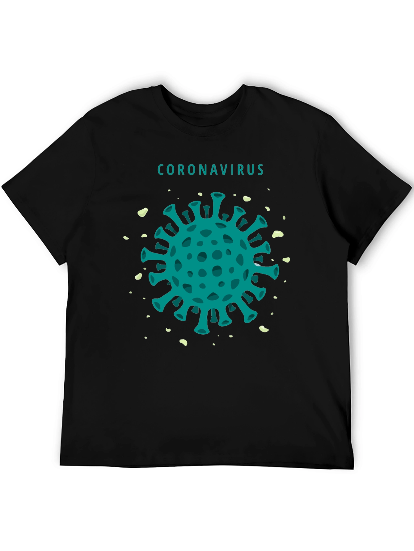 Coronavirus Graphic Tee - Unisex Black T-Shirt