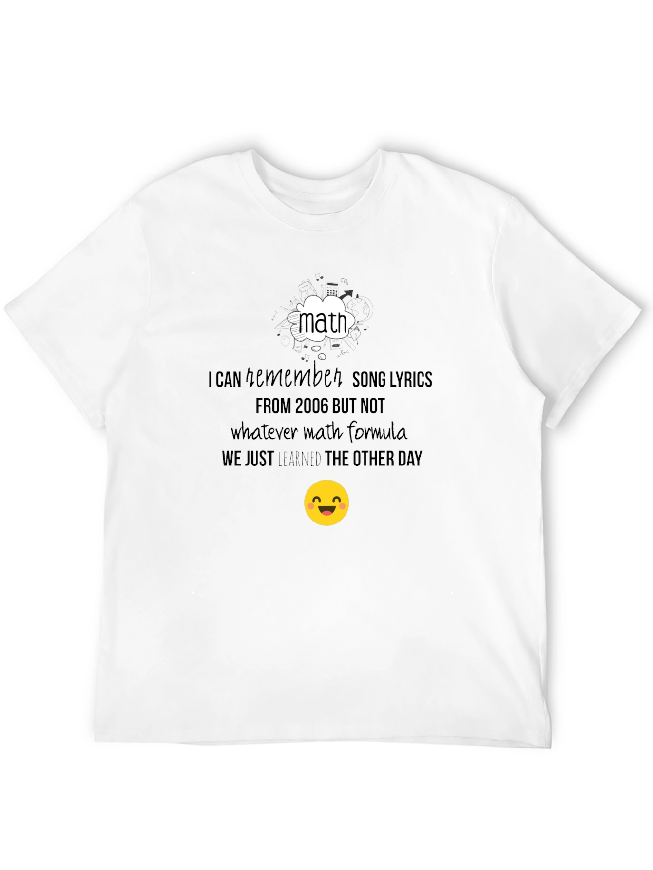 Funny Math Lyrics T-Shirt