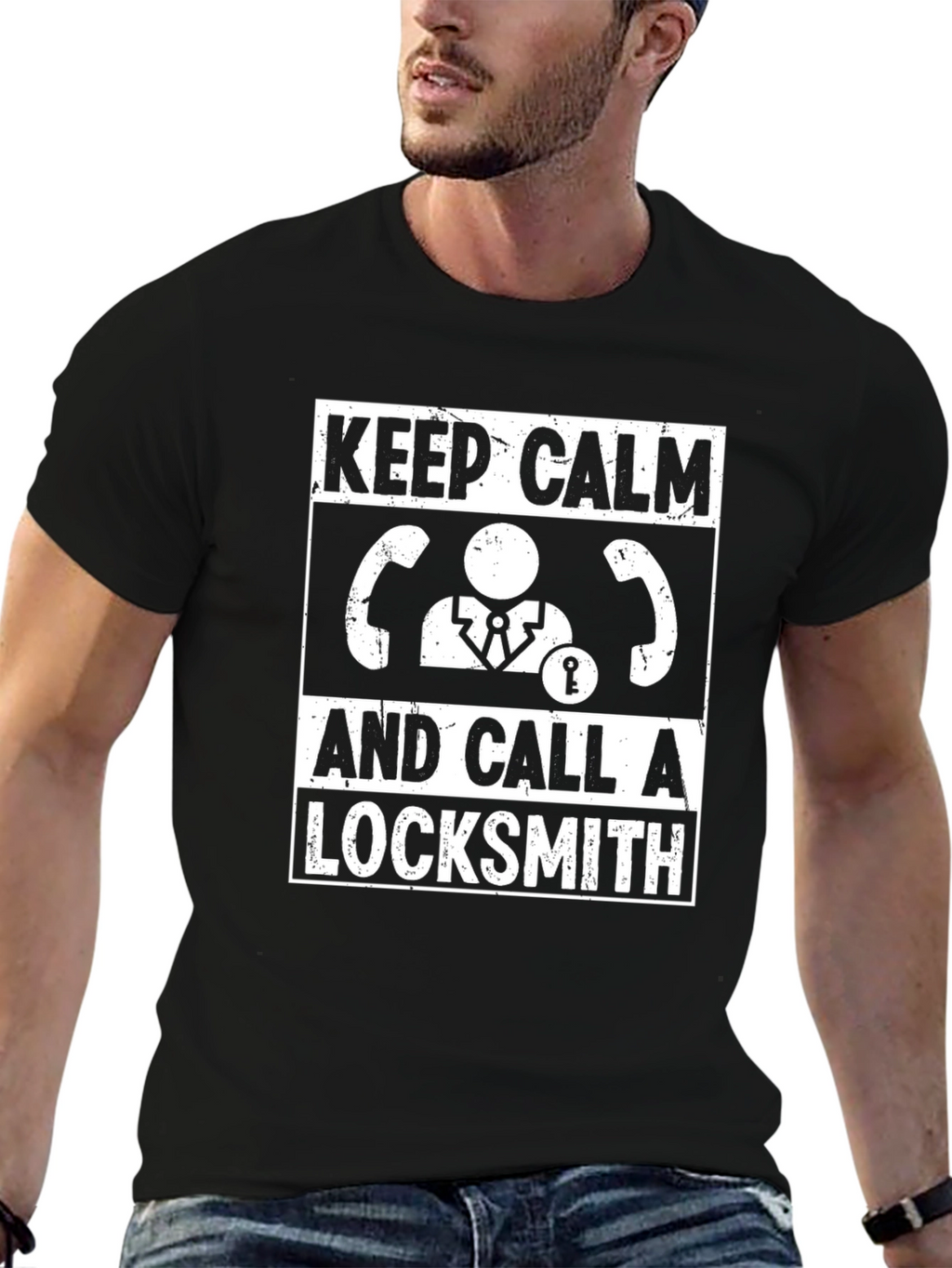 Keep Calm Locksmith T-Shirt - Funny Gift