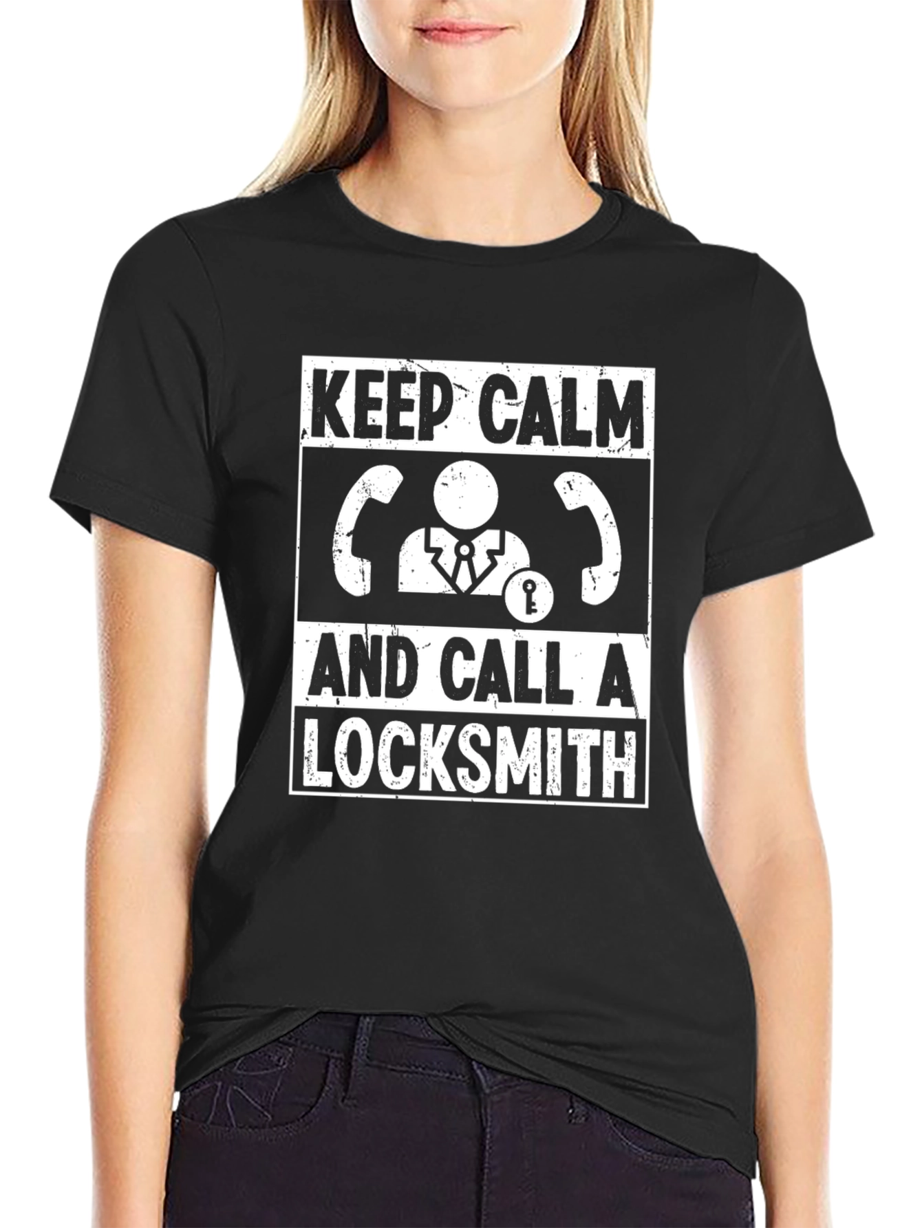 Keep Calm Locksmith T-Shirt - Funny Gift