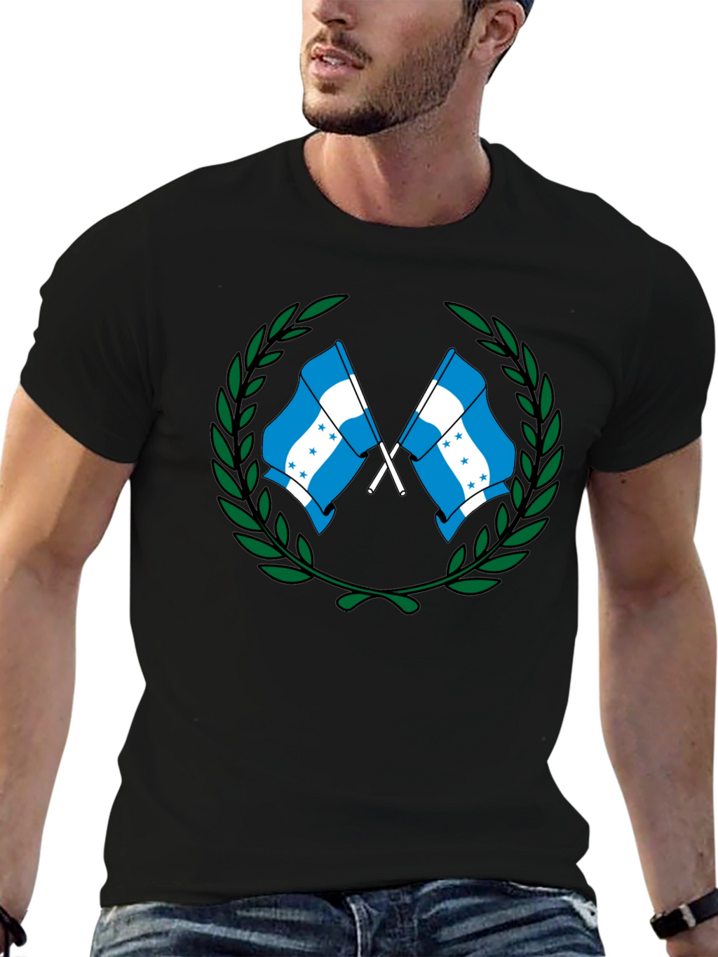 Honduras Flag Graphic T-Shirt