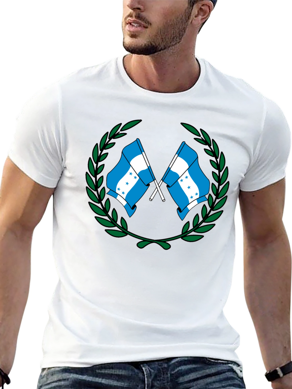Honduras Flag Graphic T-Shirt