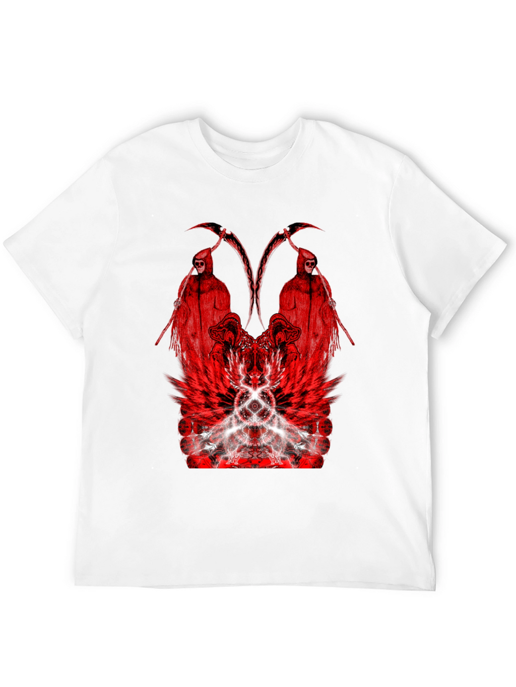 Grim Reaper Graphic Black T-Shirt