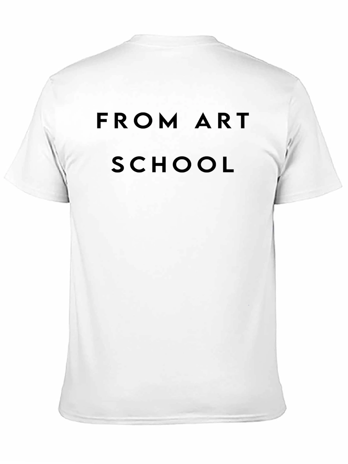 From Art School Tee - Black Crewneck