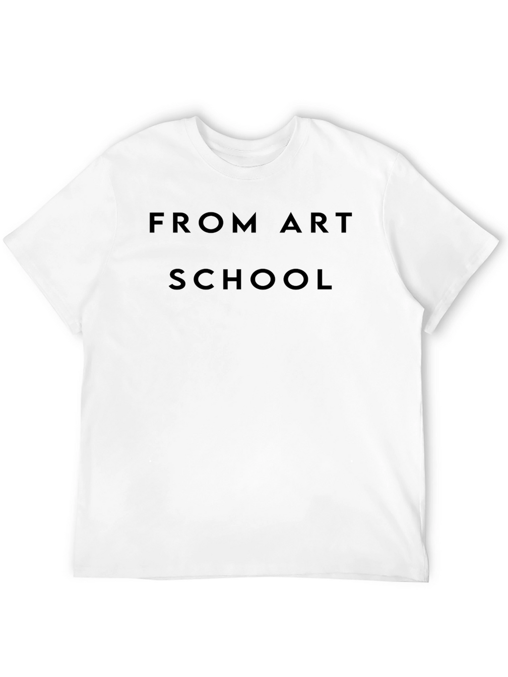 From Art School Tee - Black Crewneck