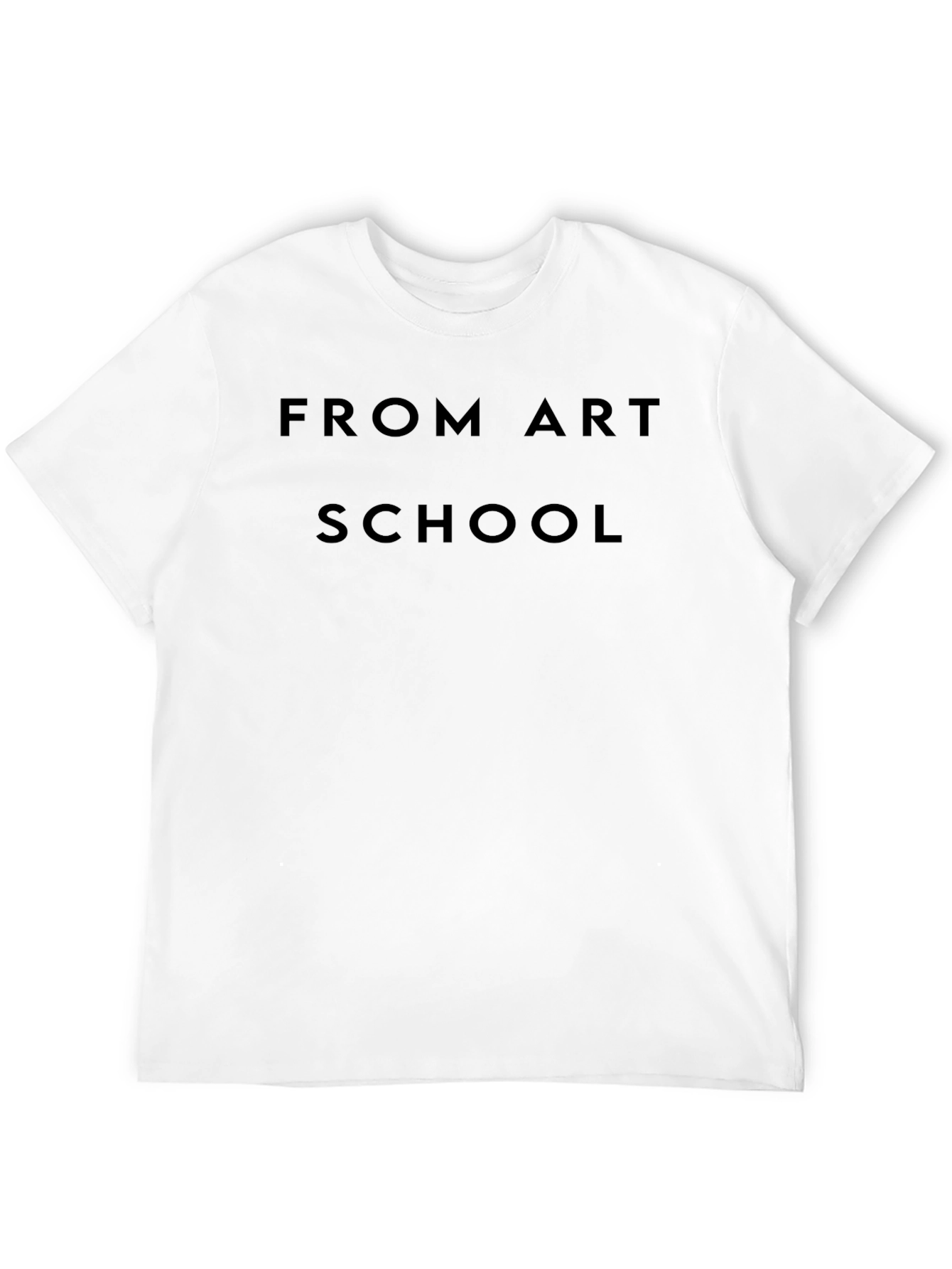 From Art School Tee - Black Crewneck