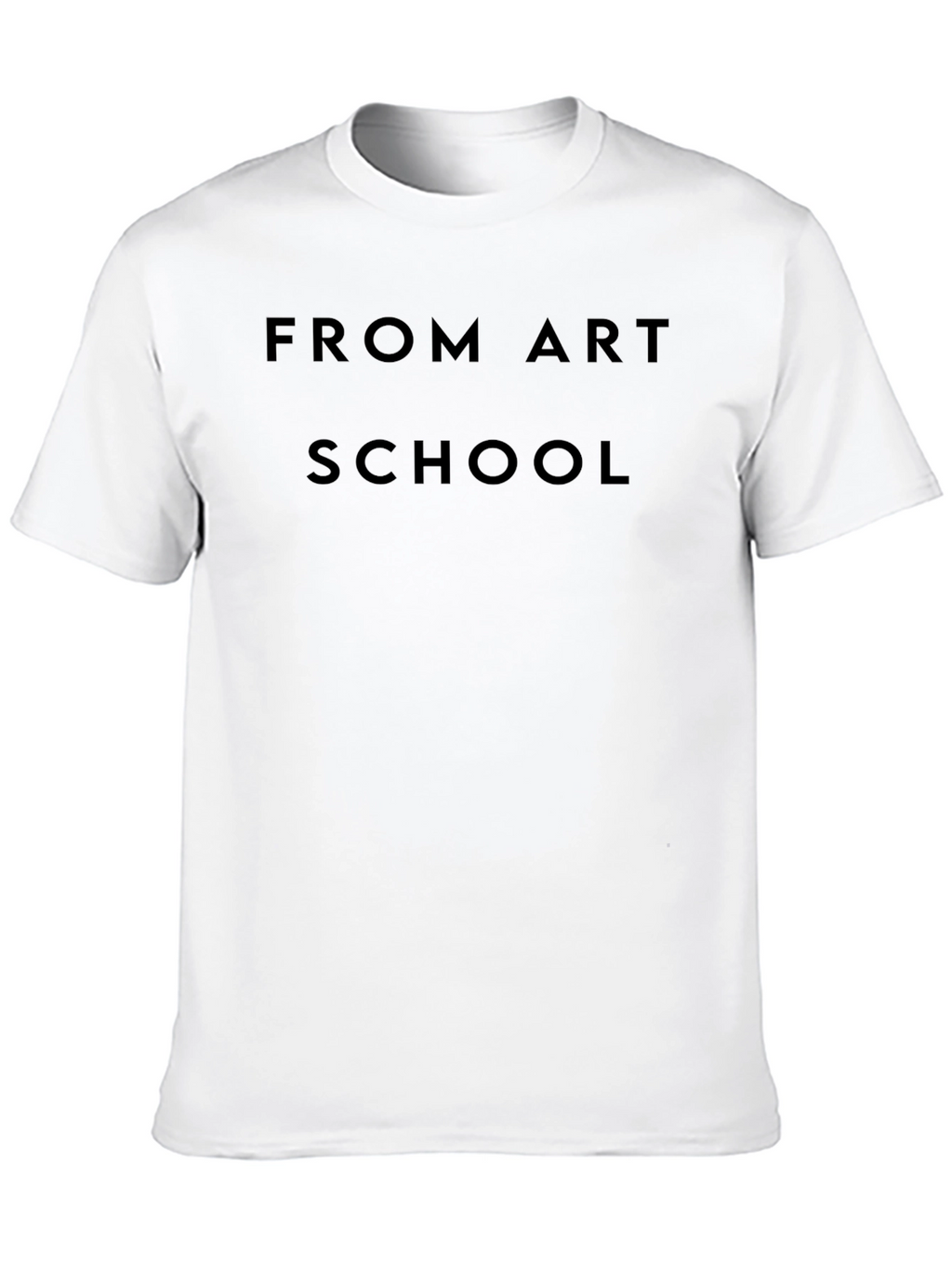 From Art School Tee - Black Crewneck