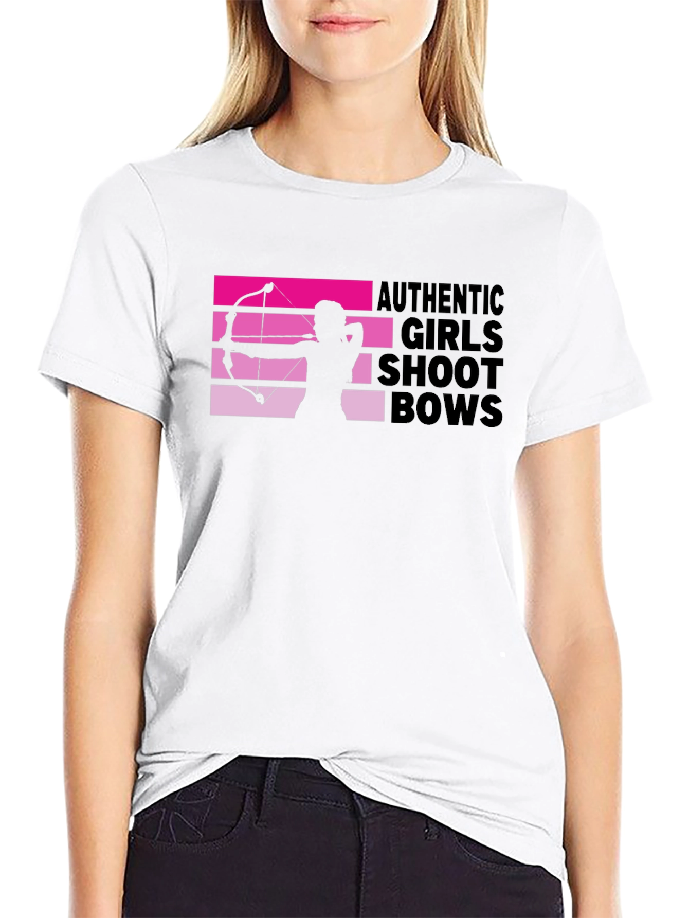Girls Shoot Bows T-Shirt - Archery Design