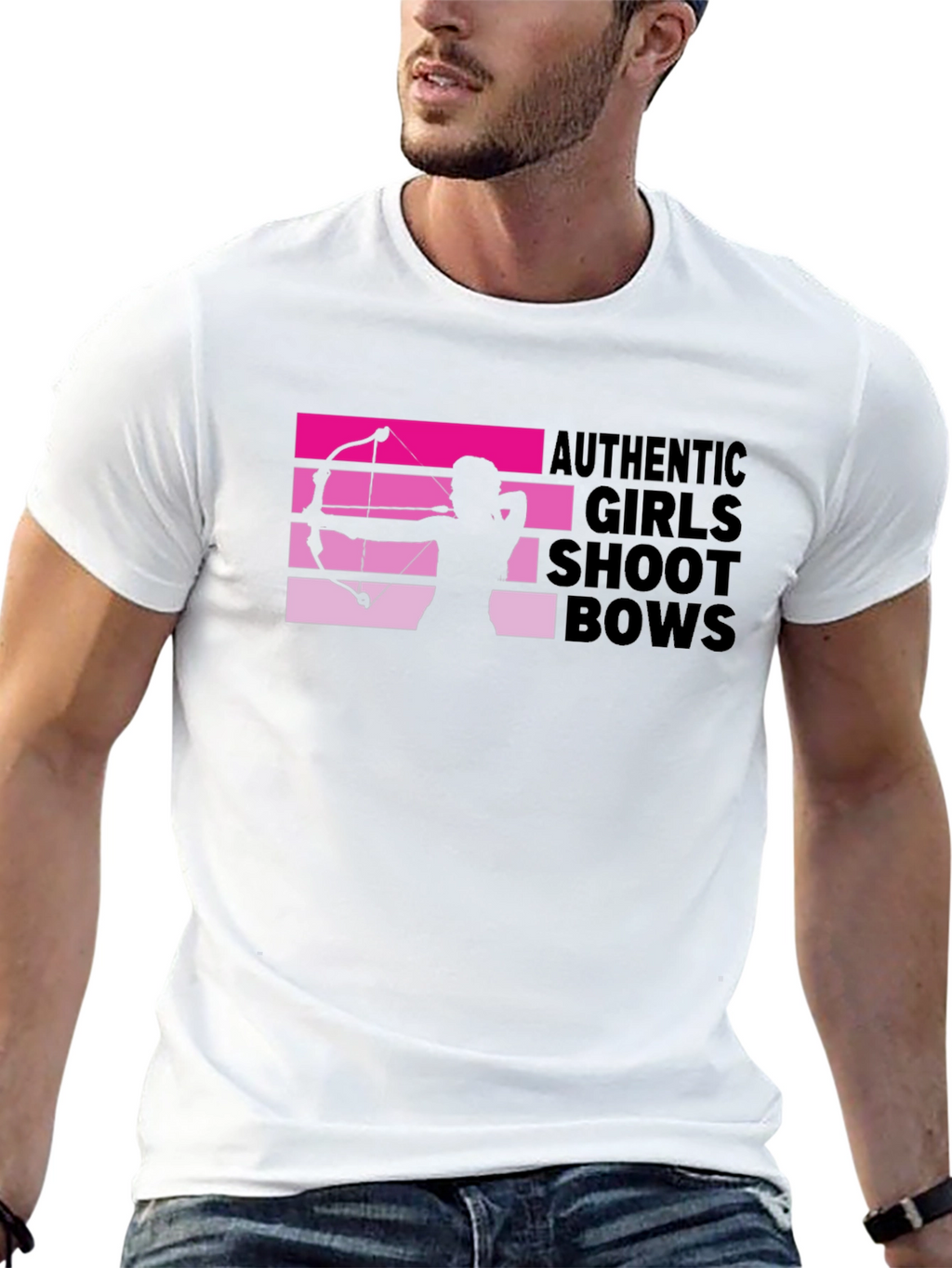 Girls Shoot Bows T-Shirt - Archery Design