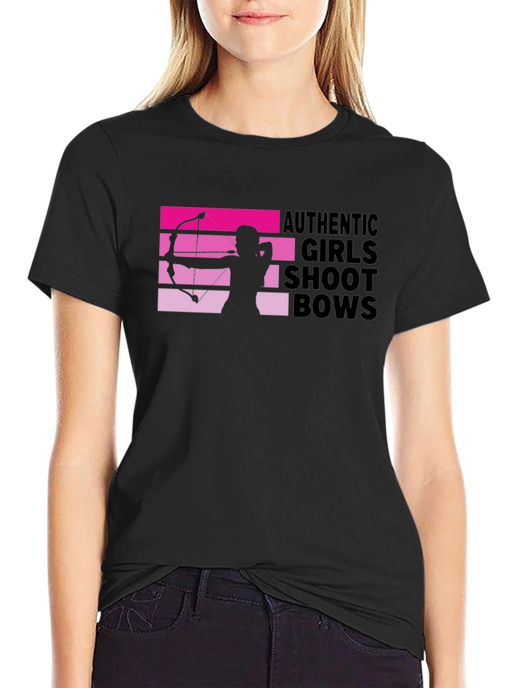 Girls Shoot Bows T-Shirt - Archery Design