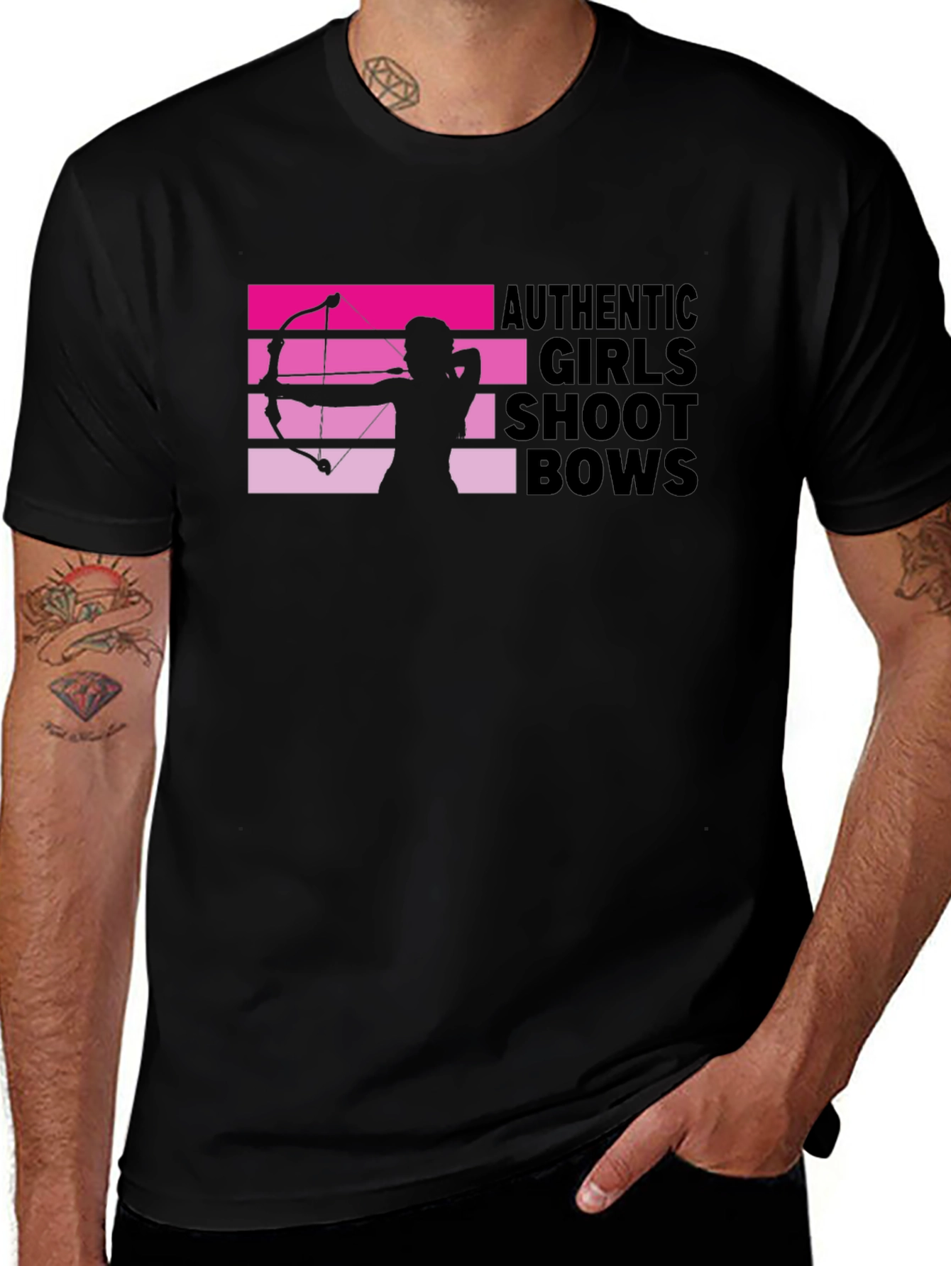 Girls Shoot Bows T-Shirt - Archery Design