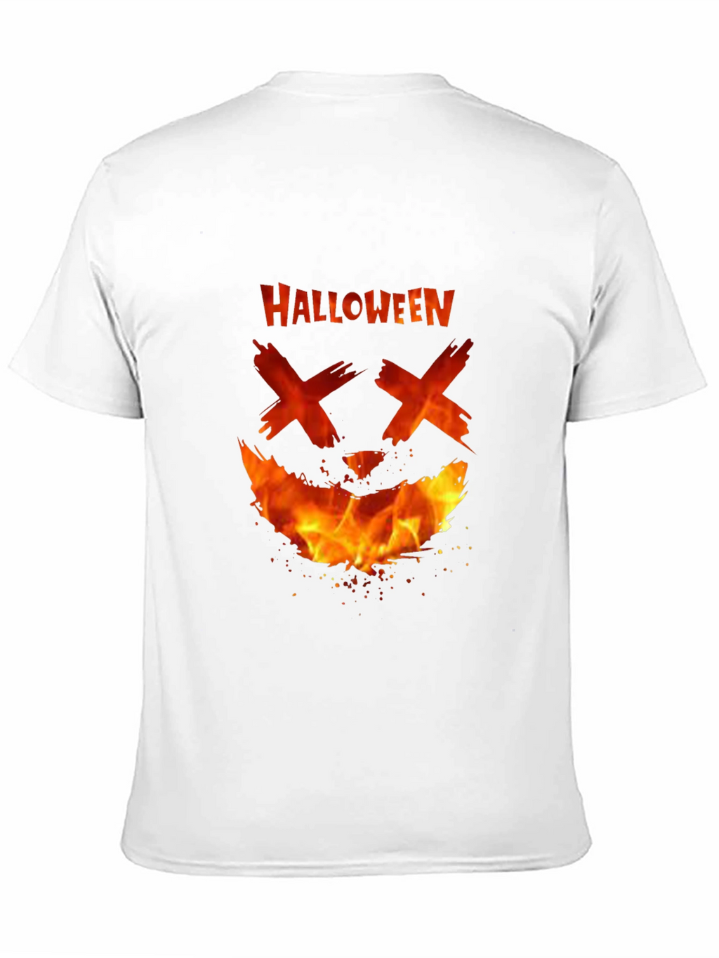 Halloween Fire Face T-Shirt