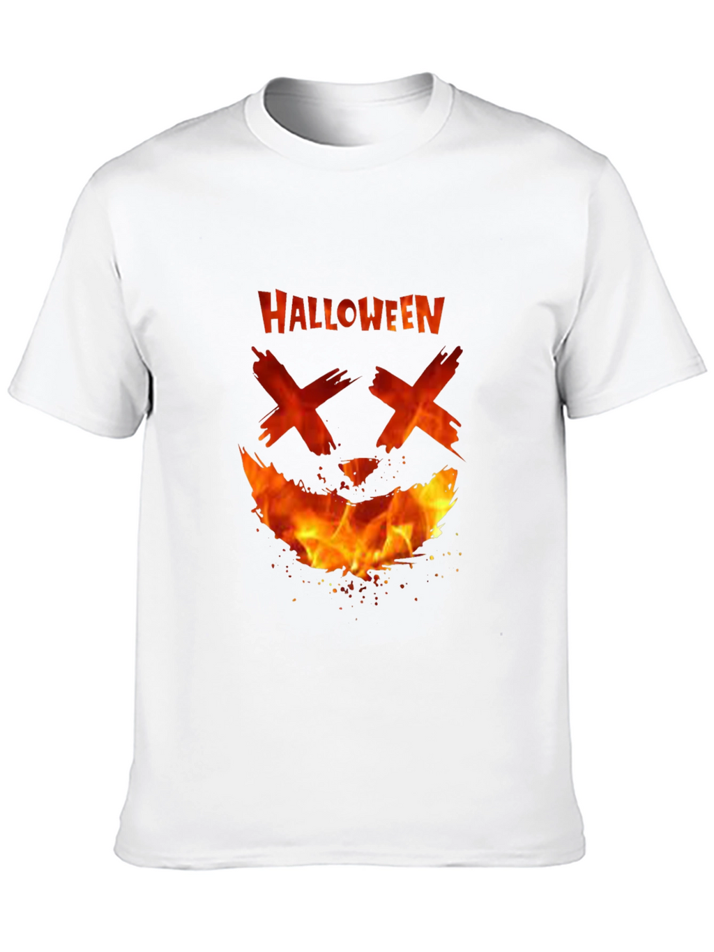 Halloween Fire Face T-Shirt
