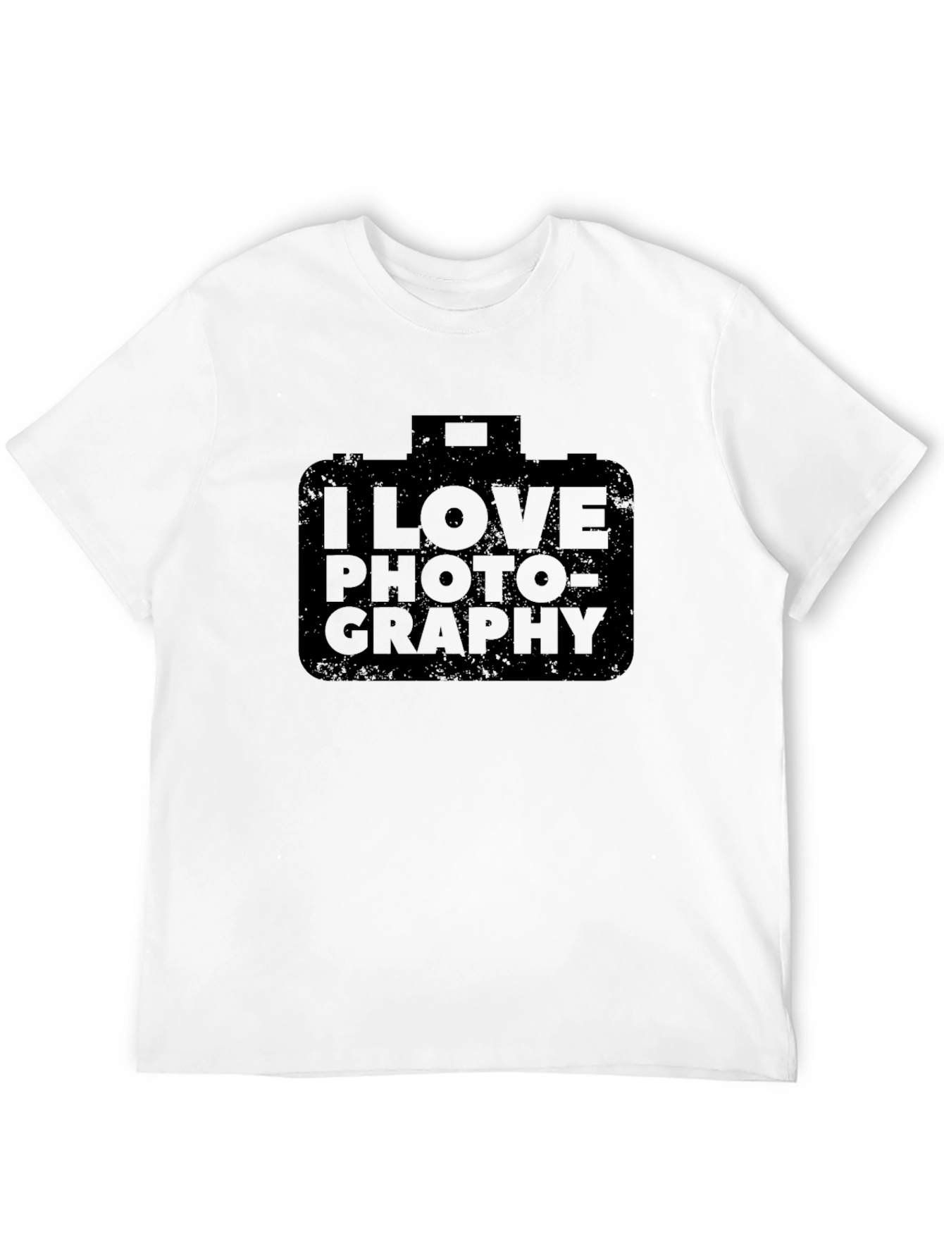 I Love Photography Black Graphic Tee
