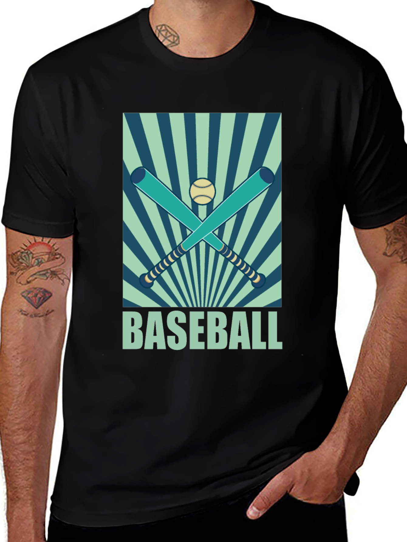 Baseball Graphic Tee - Vintage Style