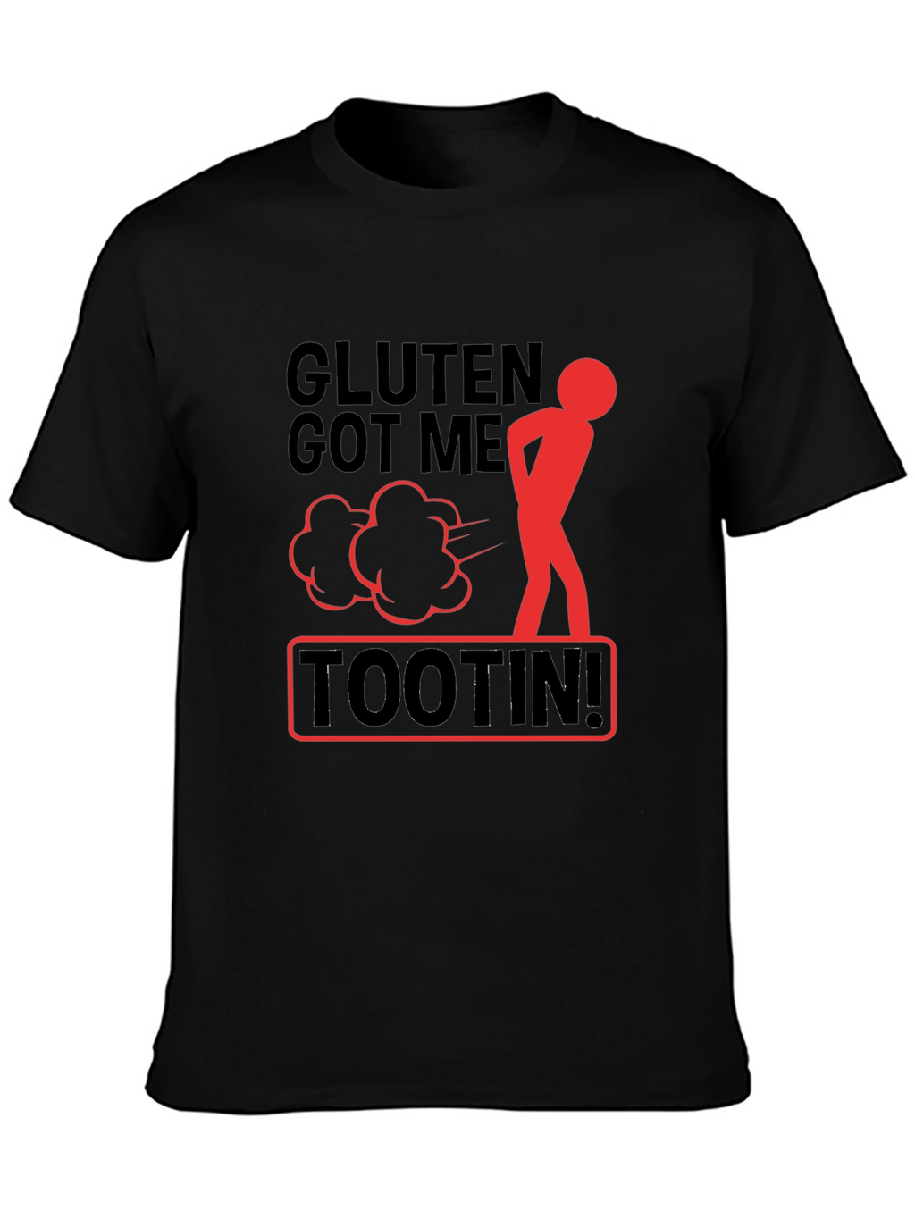 Gluten Got Me Tootin Graphic T-Shirt