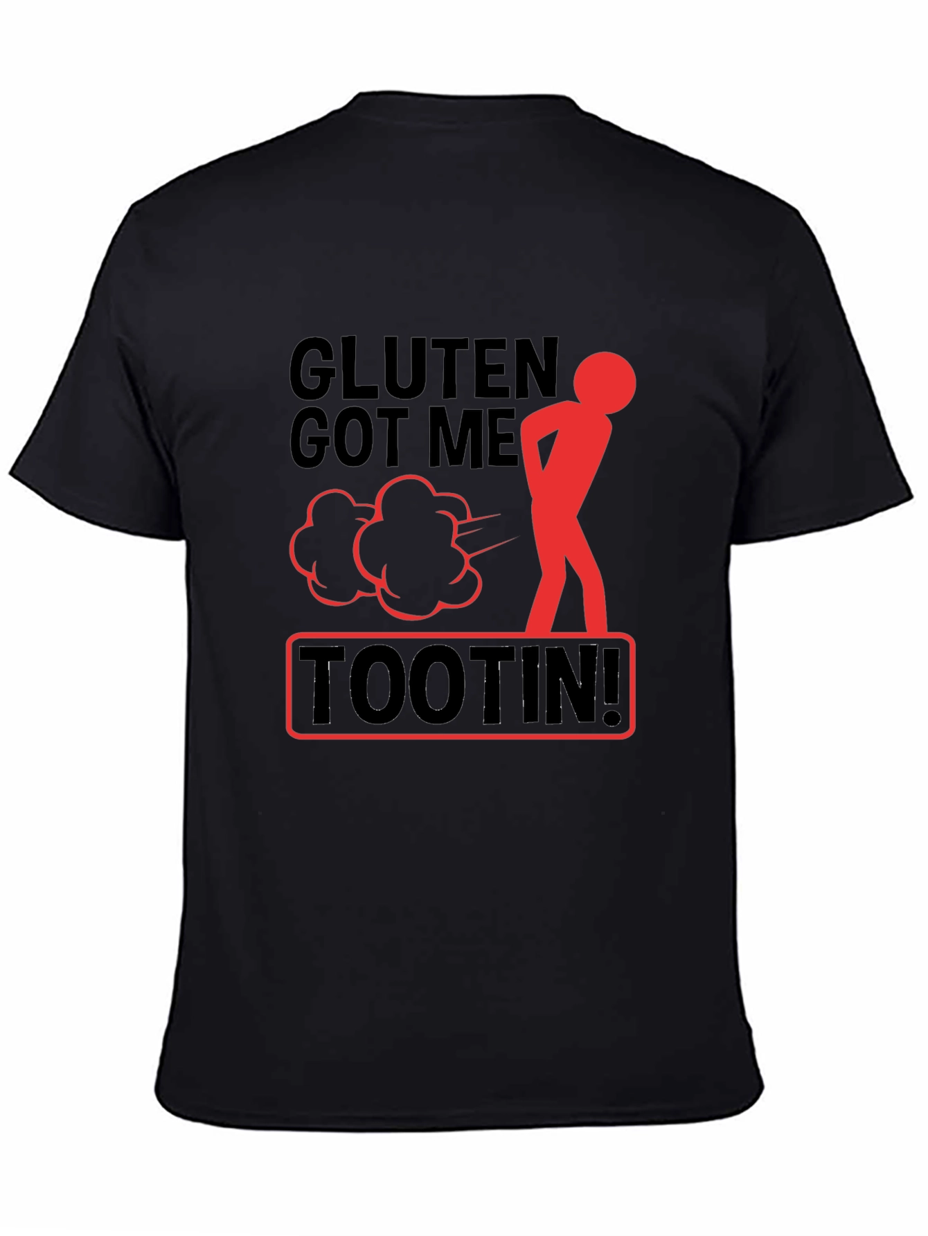 Gluten Got Me Tootin Graphic T-Shirt