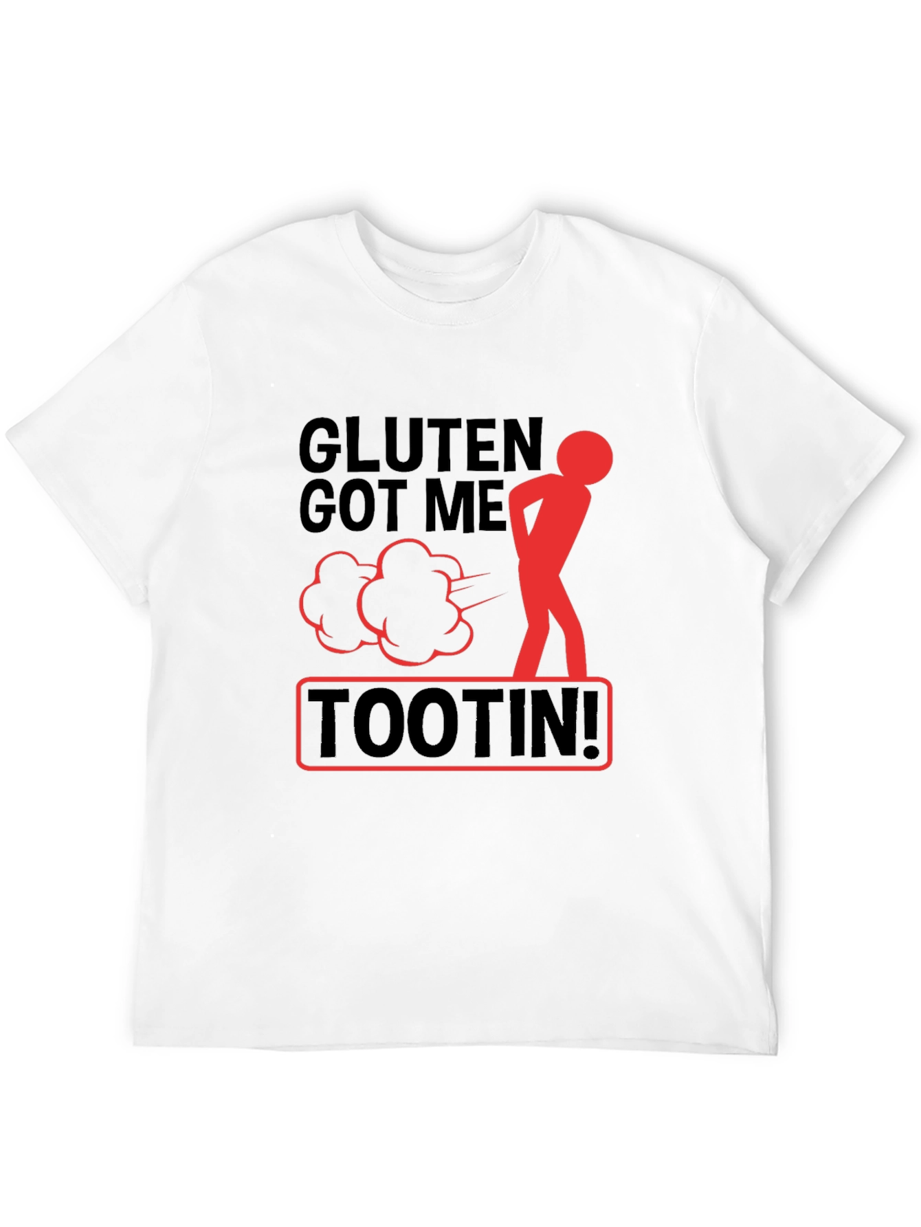 Gluten Got Me Tootin Graphic T-Shirt
