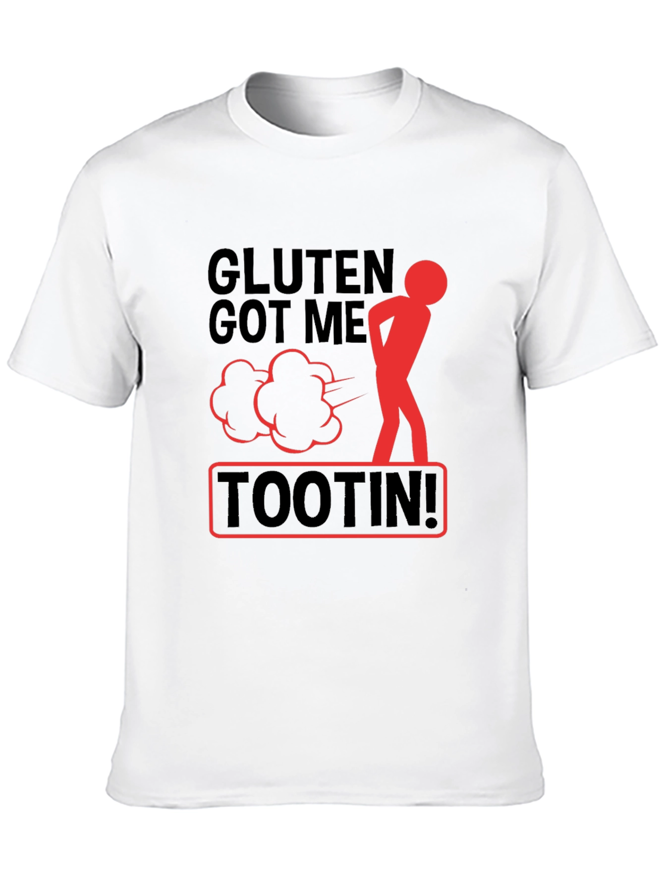 Gluten Got Me Tootin Graphic T-Shirt