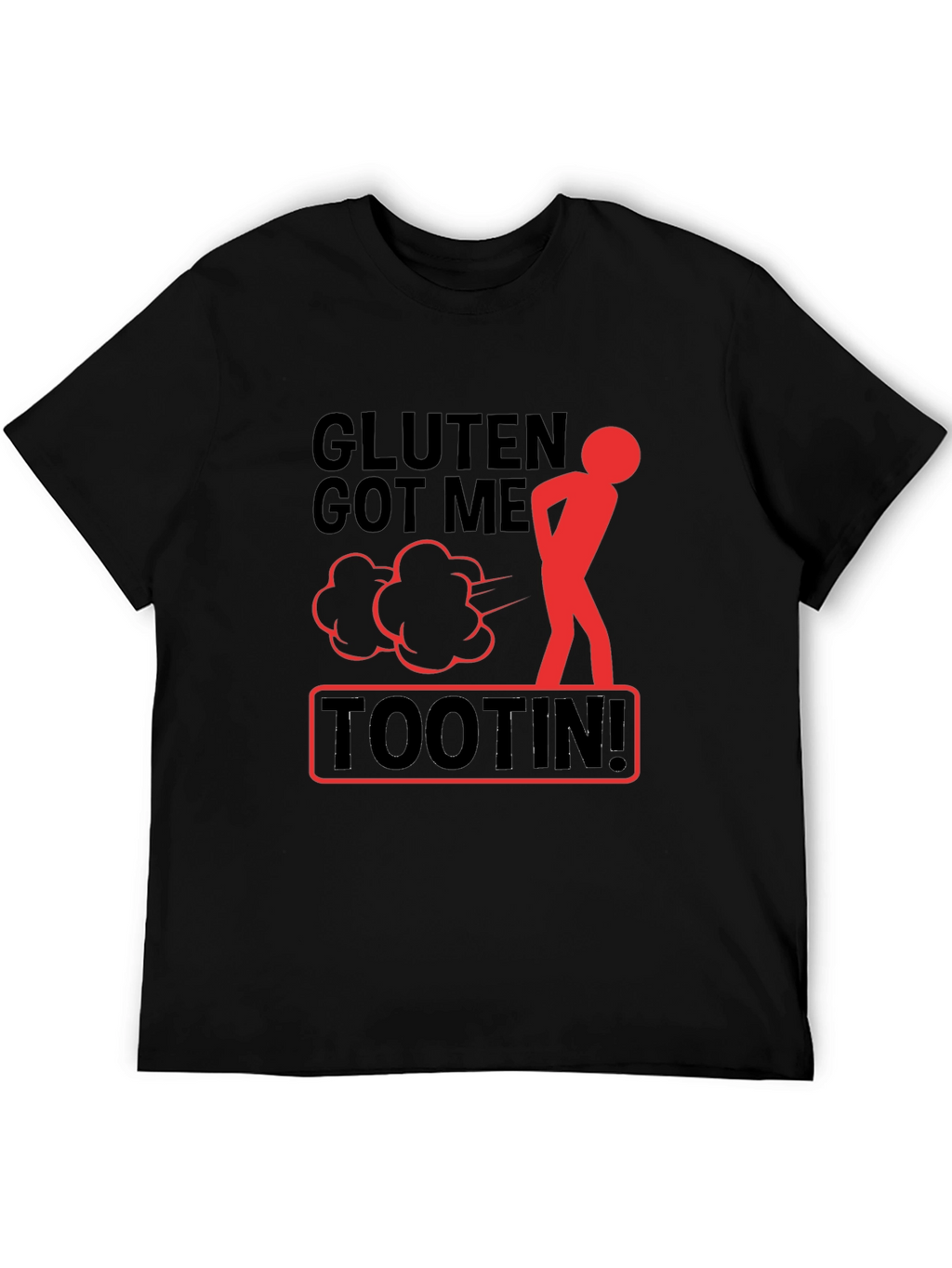 Gluten Got Me Tootin Graphic T-Shirt