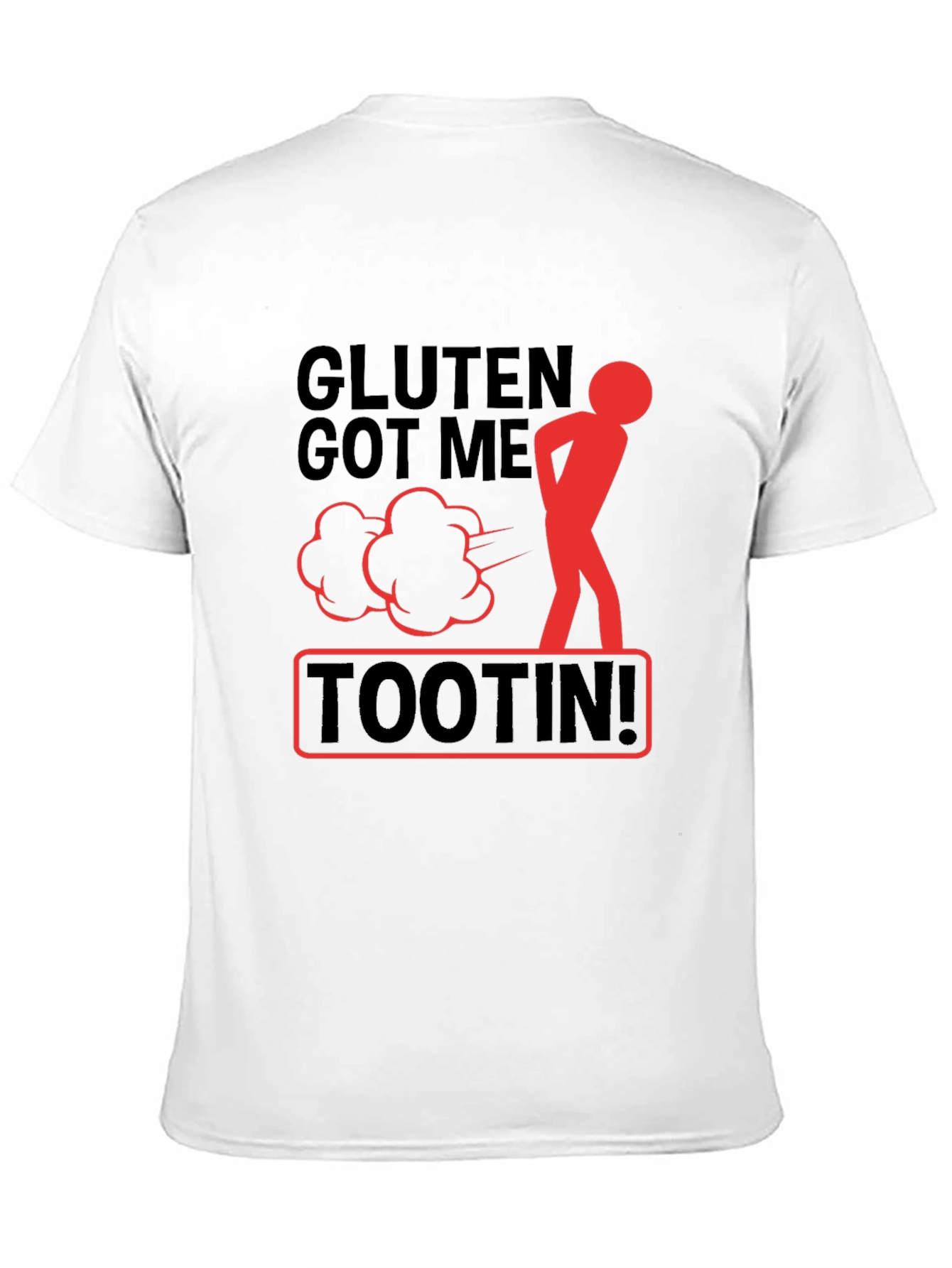 Gluten Got Me Tootin Graphic T-Shirt