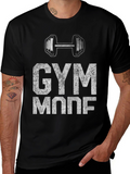 Gym Mode Graphic Tee - Black
