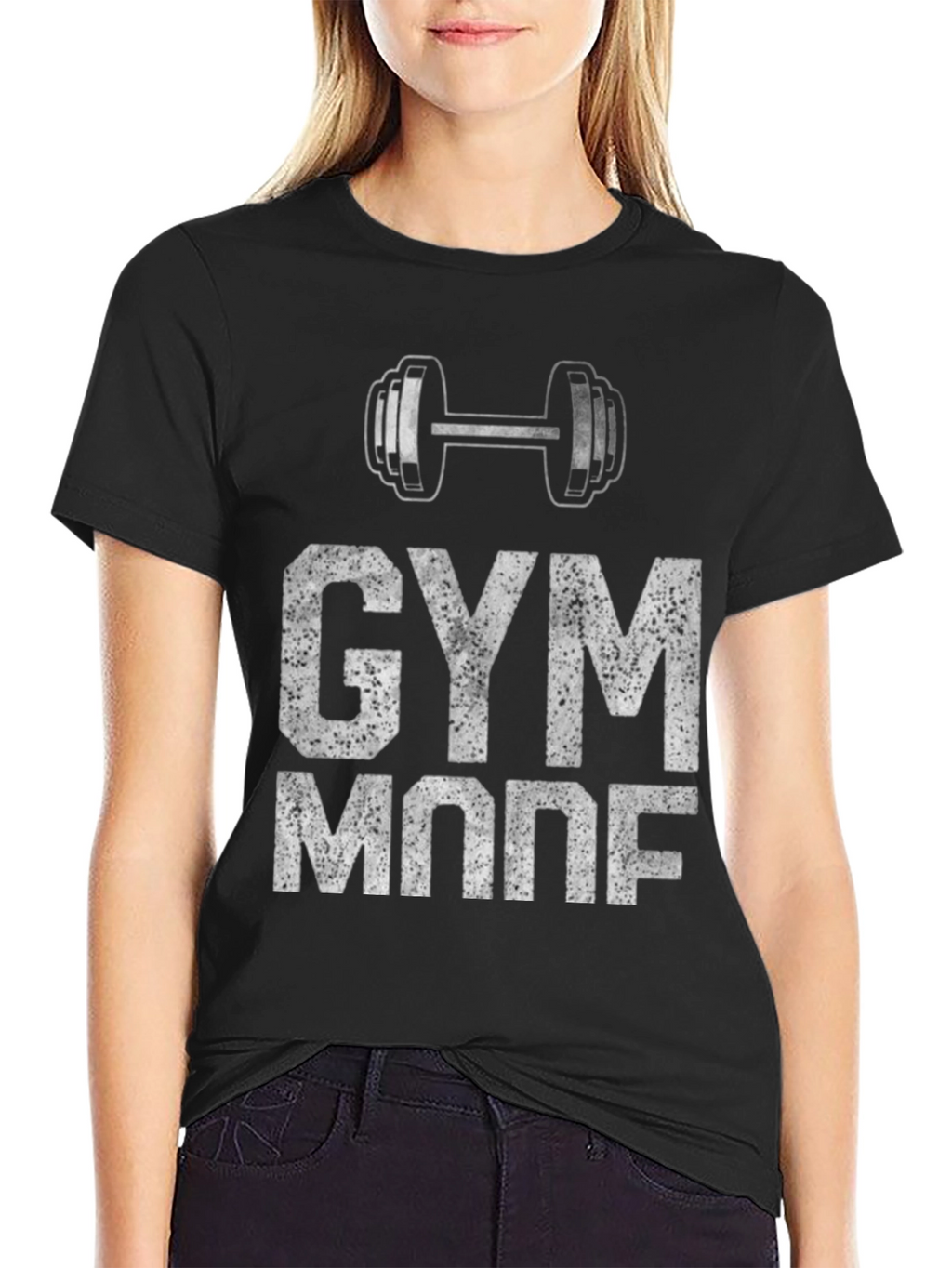 Gym Mode Graphic Tee - Black