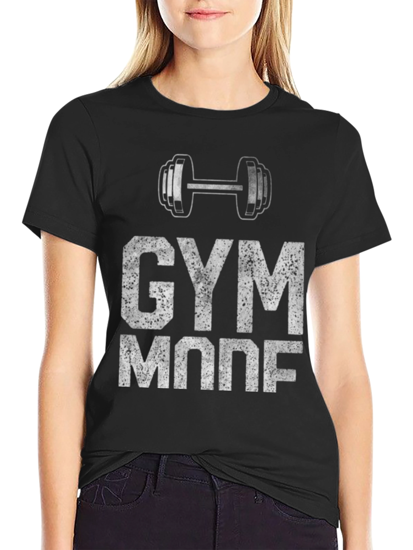 Gym Mode Graphic Tee - Black