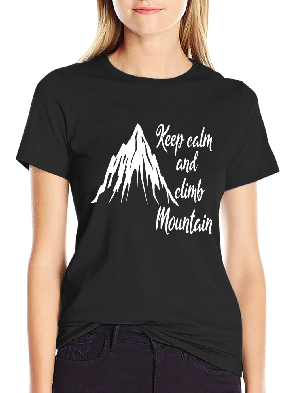Keep Calm and Climb Mountain Graphic T-Shirt