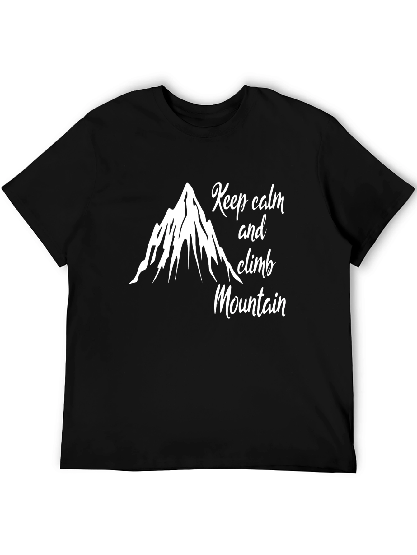 Keep Calm and Climb Mountain Graphic T-Shirt