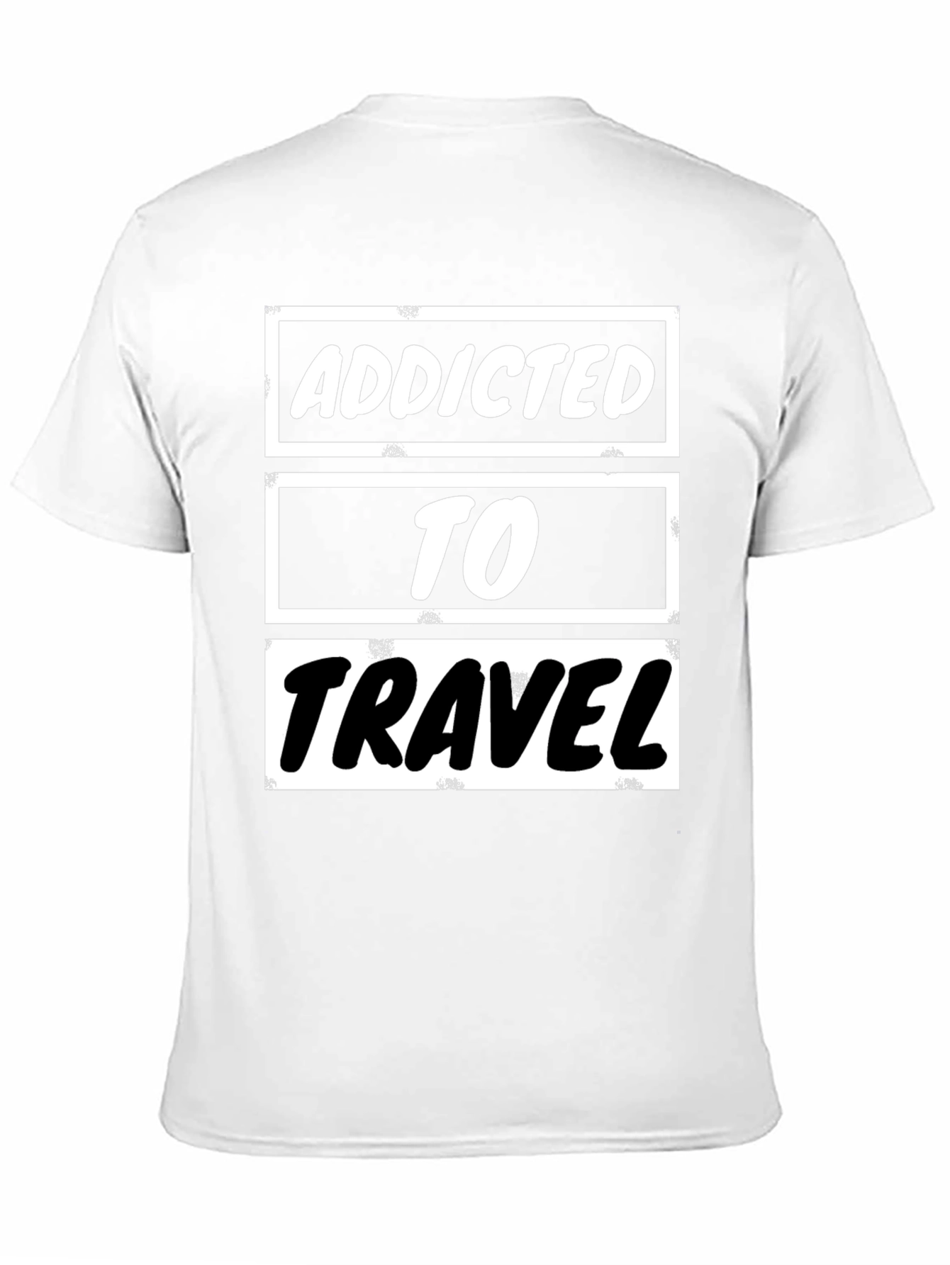Addicted to Travel Graphic Tee - Black