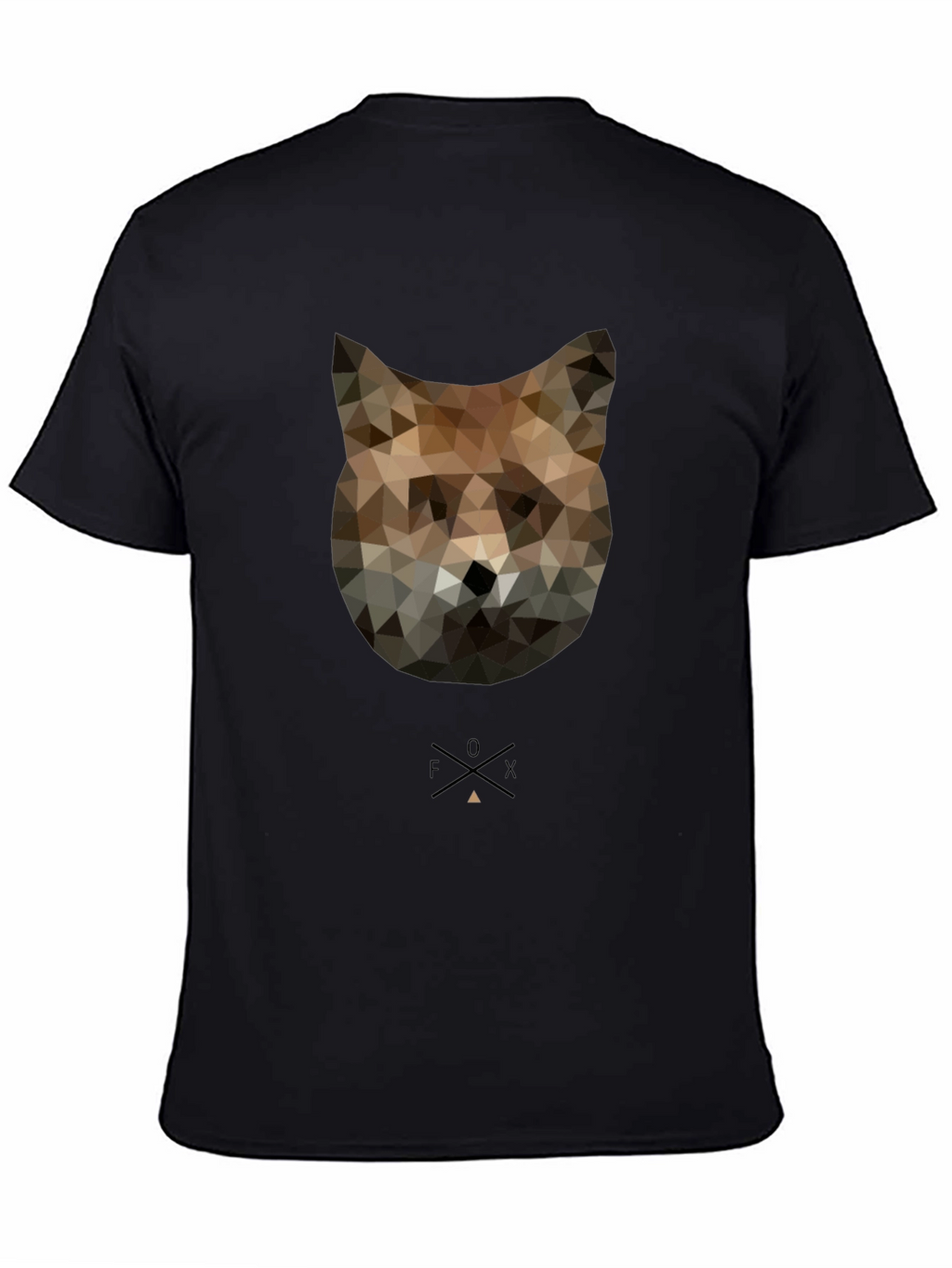 Geometric Fox Graphic Tee - Modern Style