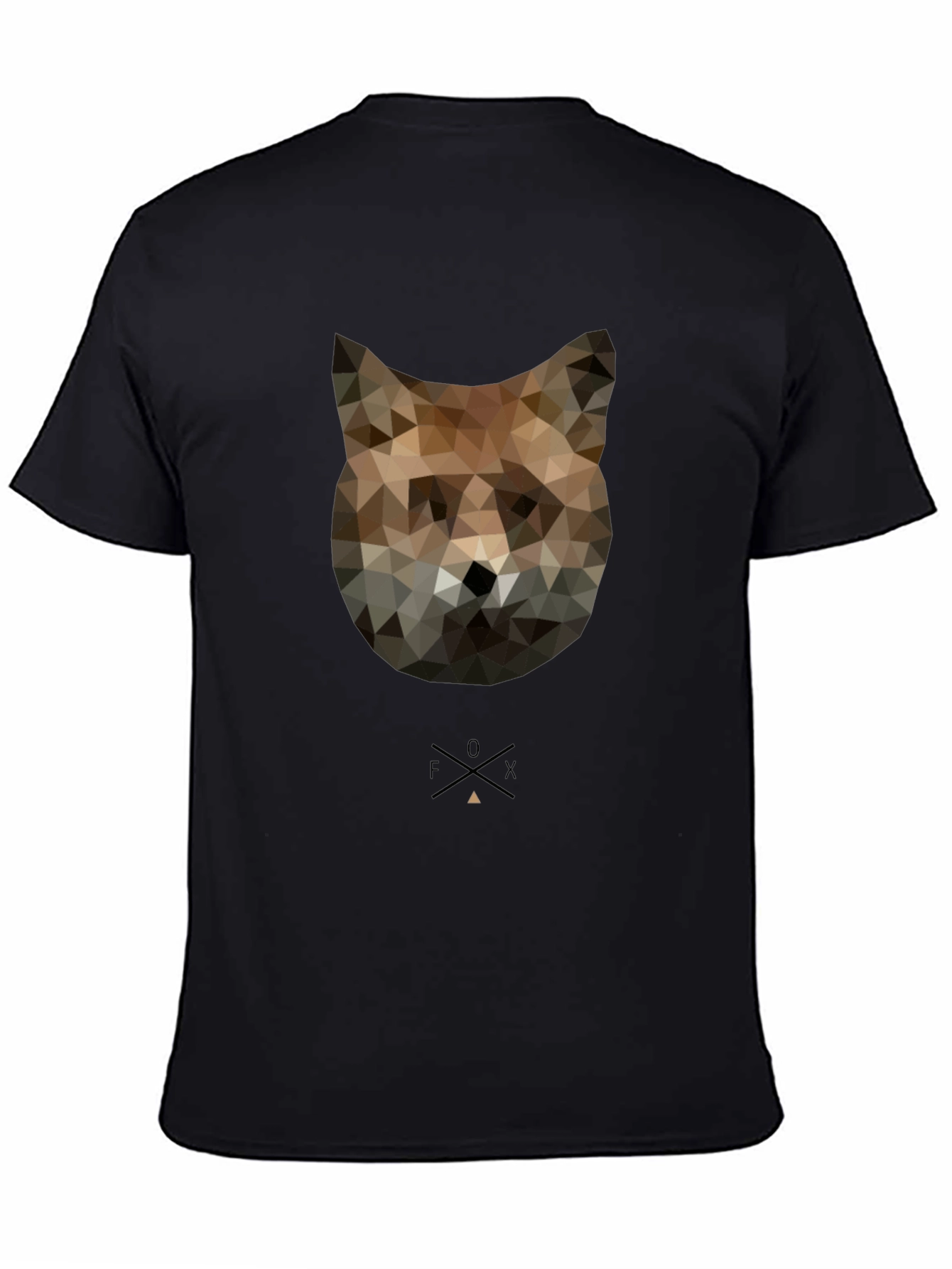 Geometric Fox Graphic Tee - Modern Style