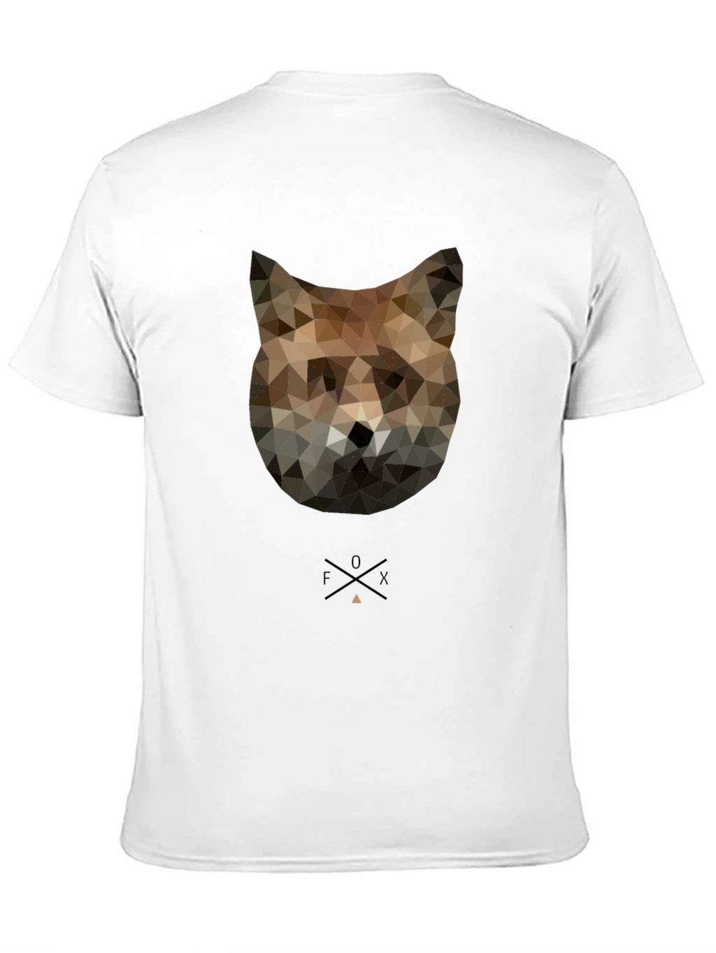 Geometric Fox Graphic Tee - Modern Style