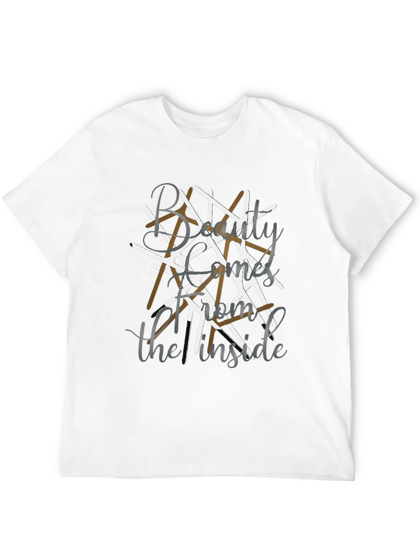 Beauty Comes from the Inside Black Tee