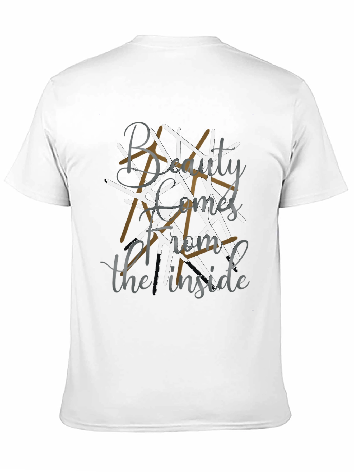 Beauty Comes from the Inside Black Tee