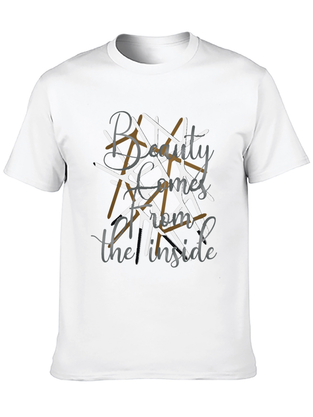 Beauty Comes from the Inside Black Tee