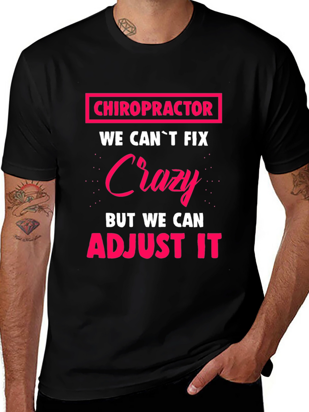 Chiropractor Crazy Adjustment Funny T-Shirt