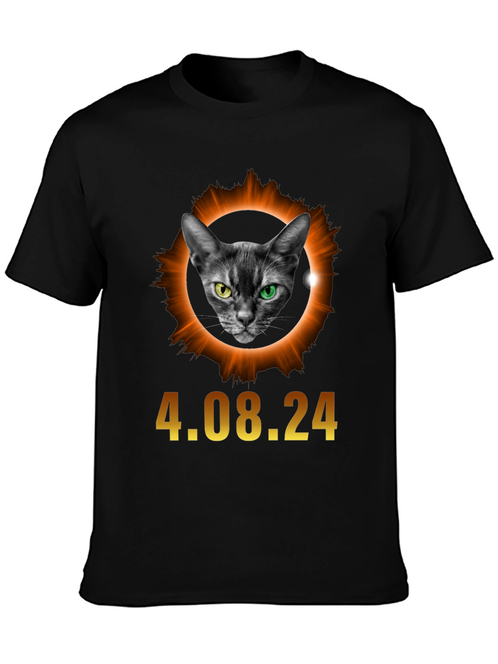 Eclipse Cat T-Shirt - April 8 2024
